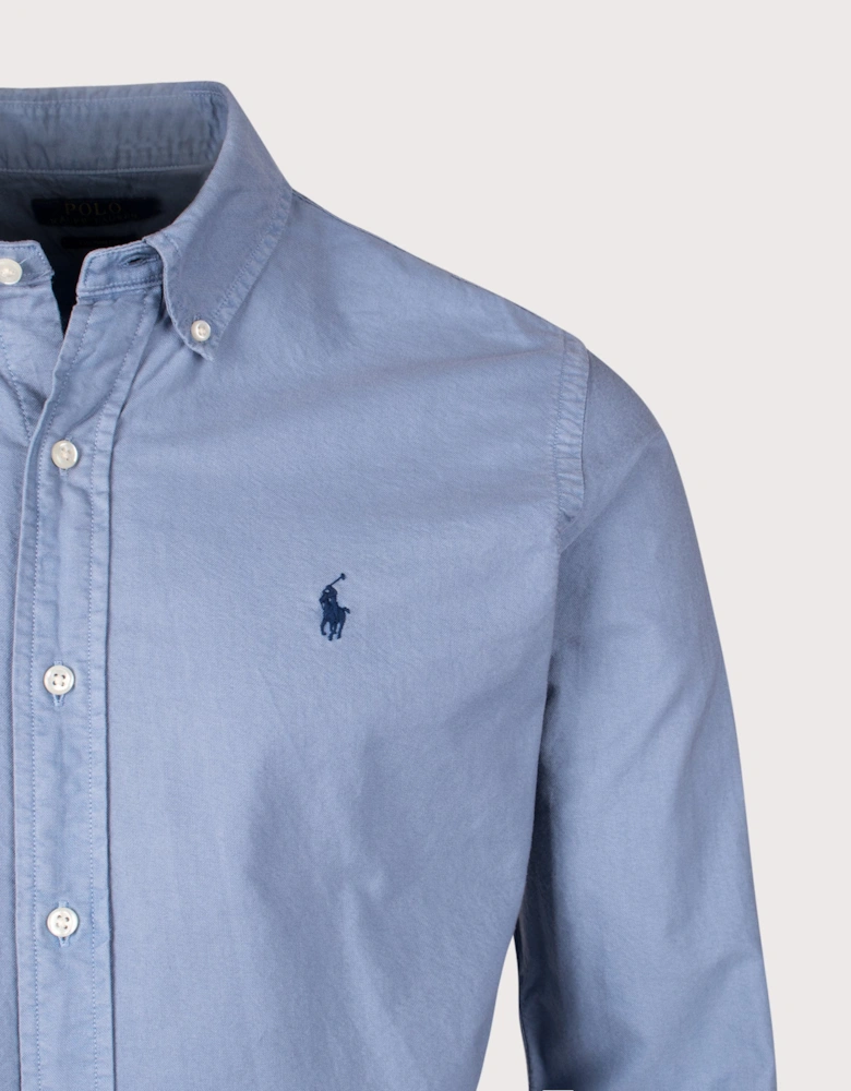 Custom Fit Garment-Dyed Oxford Shirt