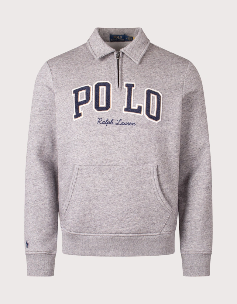 The RL Logo Collared Sweatshirt