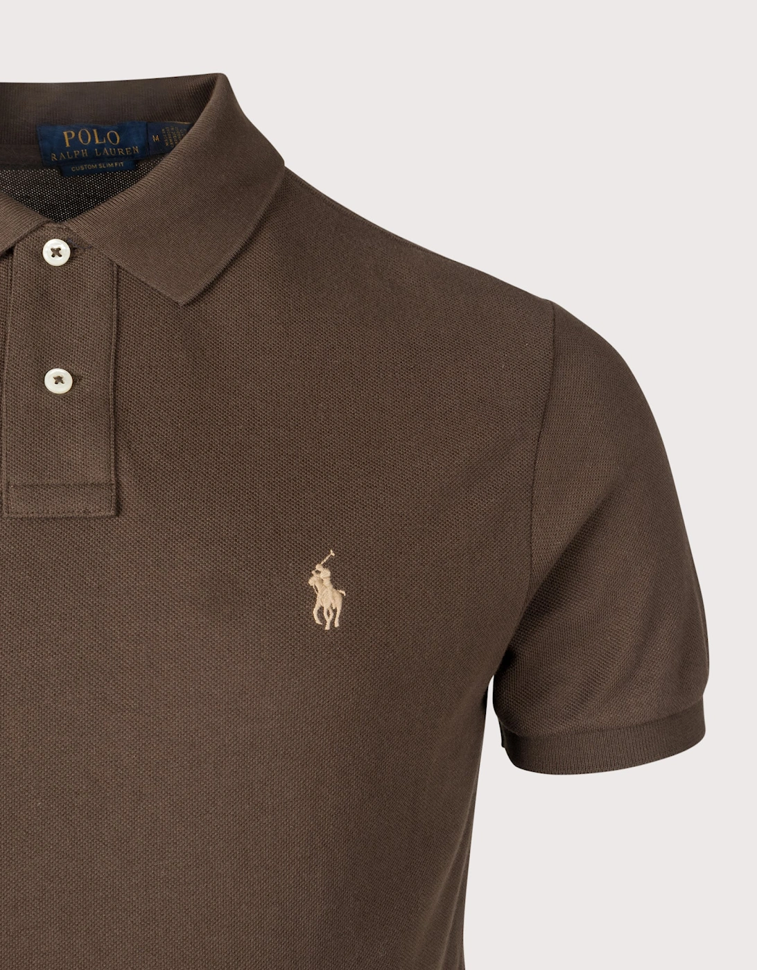 Custom Slim Fit Mesh Polo Shirt