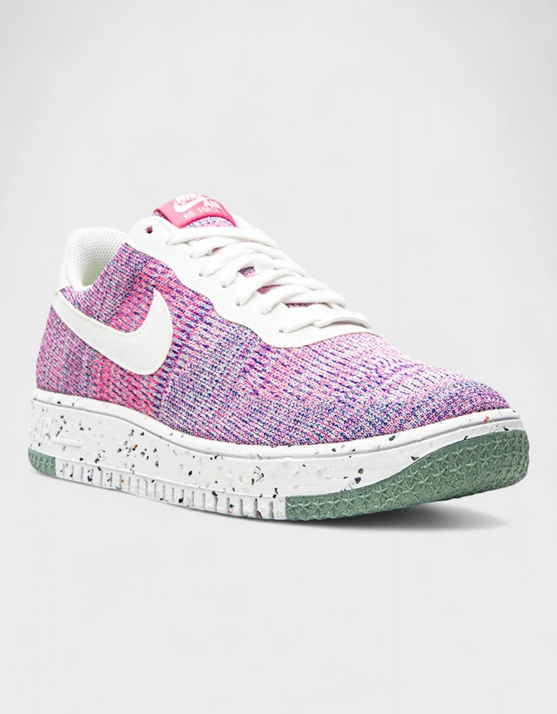 Air Force 1 Low Crater Flyknit Pink White