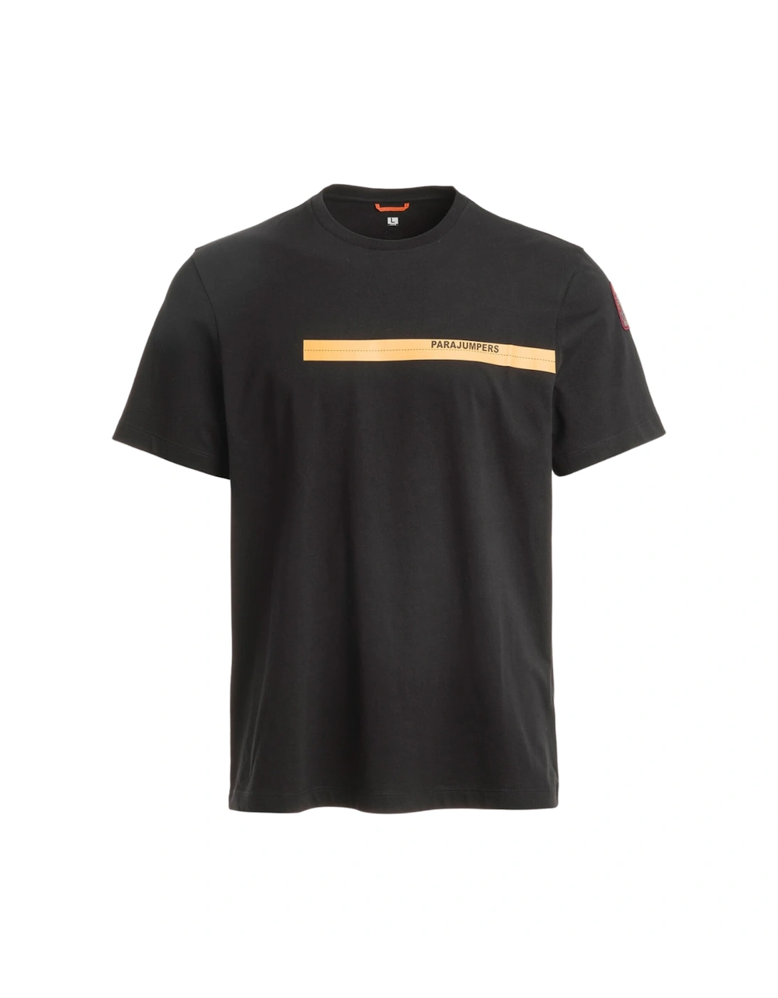 Tape Tee Black T-Shirt, 4 of 3