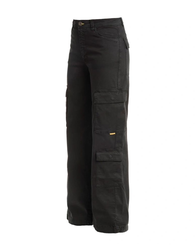 Lela Black Cargo Pants