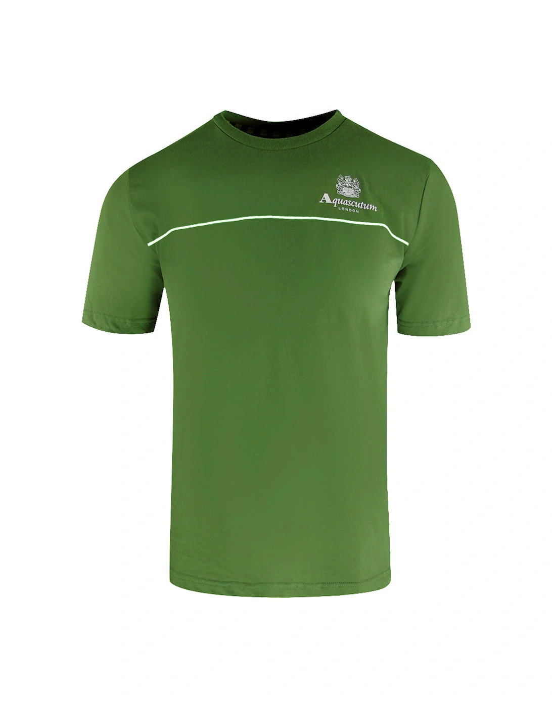 Active Piping Design Army Green T-Shirt, 3 of 2