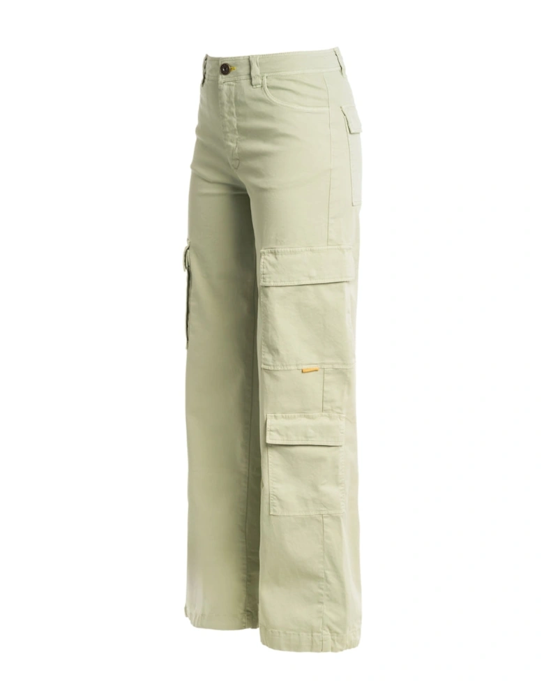 Lela Nile Green Cargo Pants