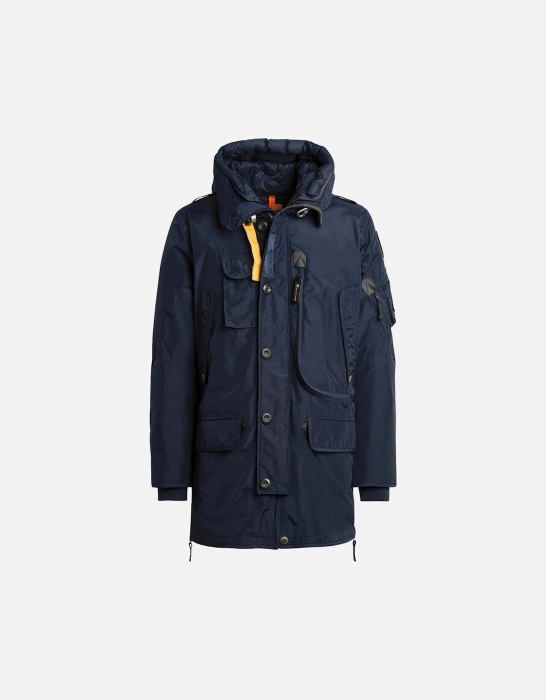 Kodiak Navy Blue Long Hooded Down Jacket, 4 of 3