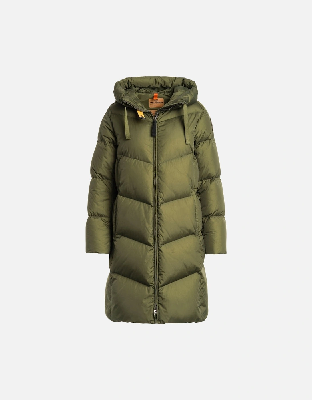 Rindou Rosemary Green Long Hooded Down Jacket, 4 of 3