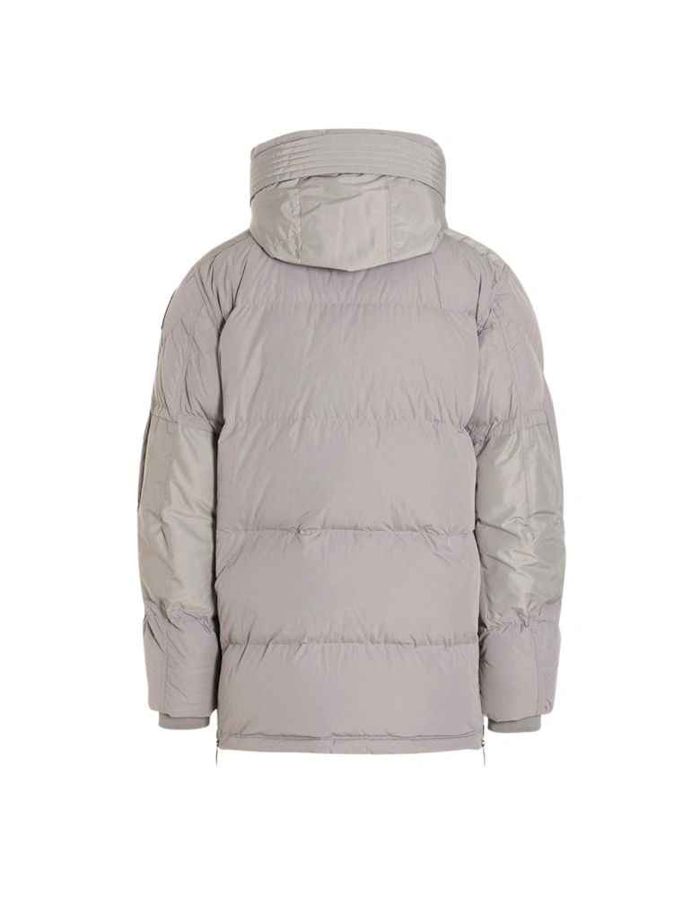 Harraseeket Pelican Grey Down Parka Jacket