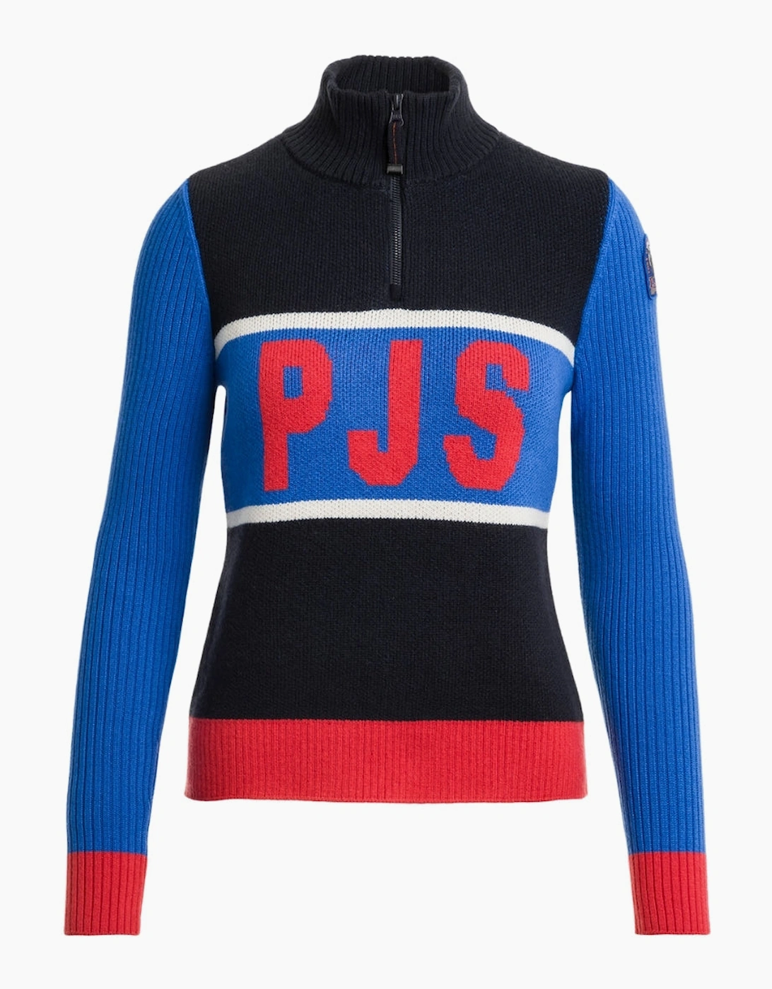 Women's Parajumpers Gia Navy Blue Quarter Zip Sweater - Size: 10/8