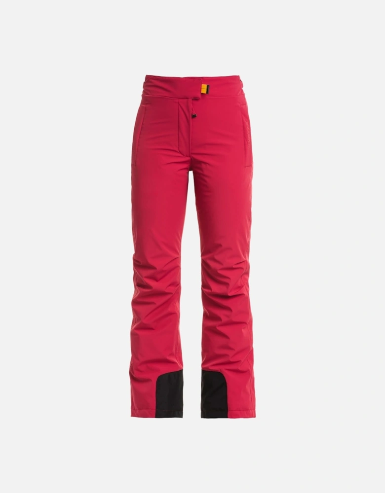 Emine Cerise Red Padded Ski Pants