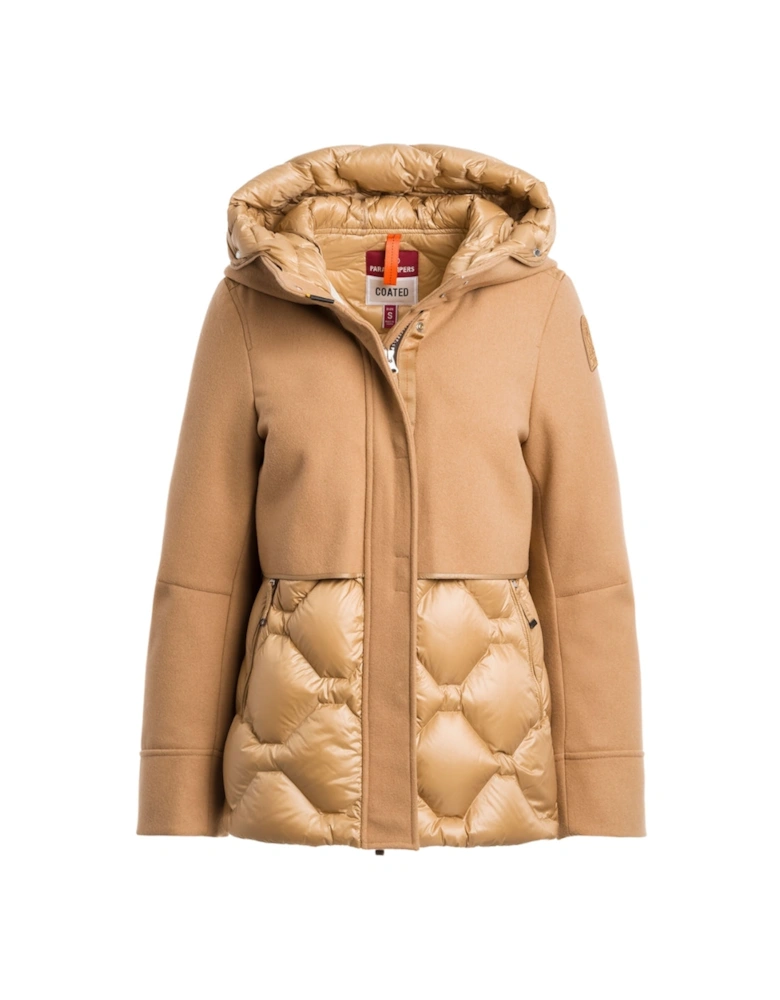 Nadine Camel Brown Down Jacket