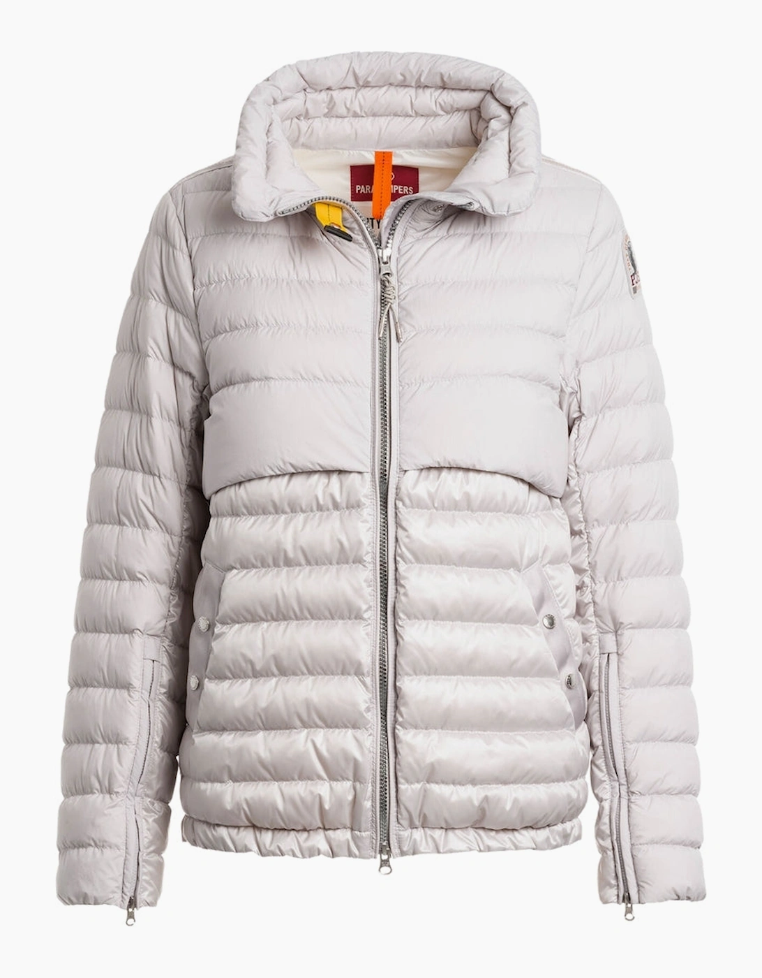 Women's Parajumpers Saya Dawn Light Grey Down Jacket - White - Size: 10/8