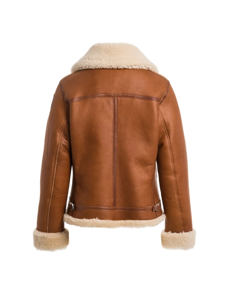 Gialean Special Cognac Brown Leather Jacket