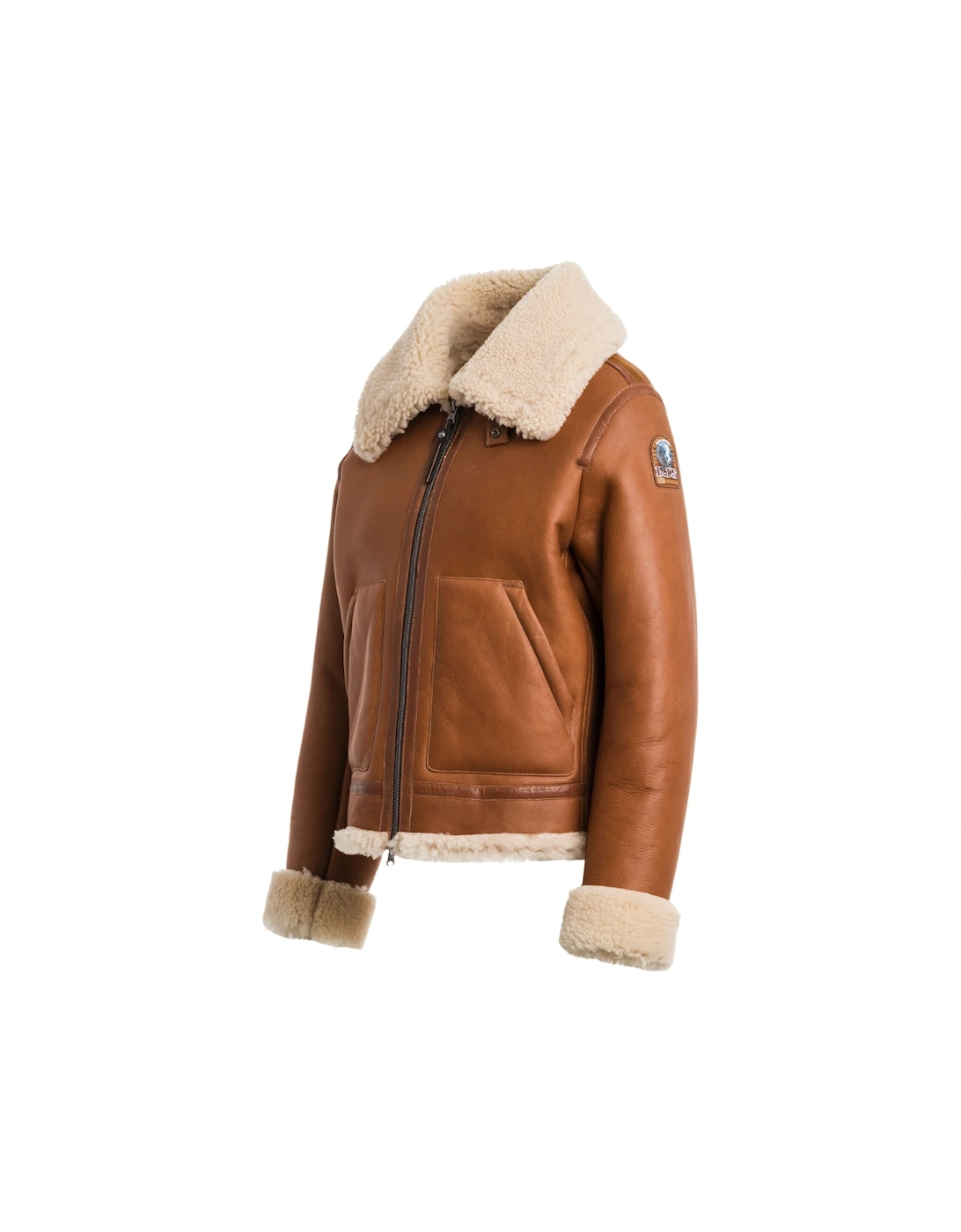 Gialean Special Cognac Brown Leather Jacket