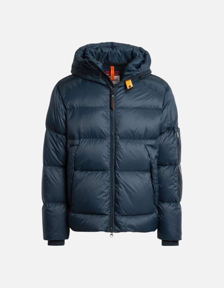 Tyrik Dark Avio Navy Blue Down Jacket