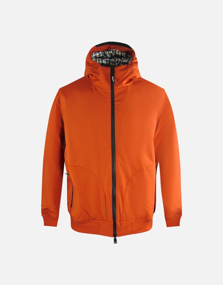 Active Hooded Rust Orange Jacket