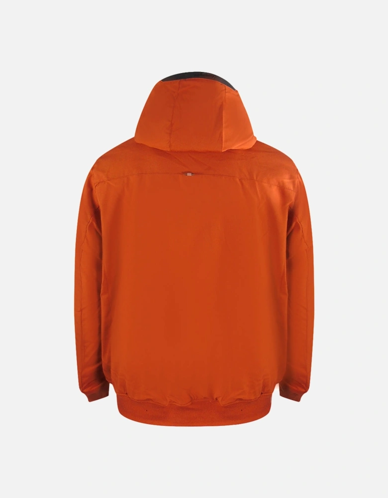 Active Hooded Rust Orange Jacket