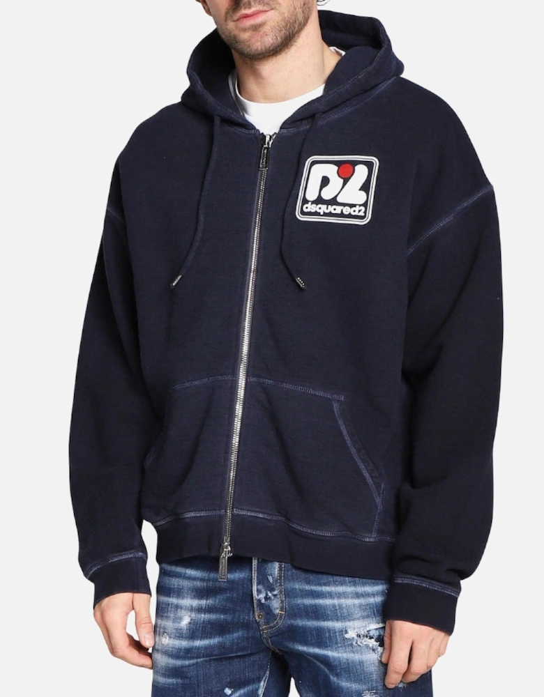 Hercalina Fit dark Navy Blue Hoodie