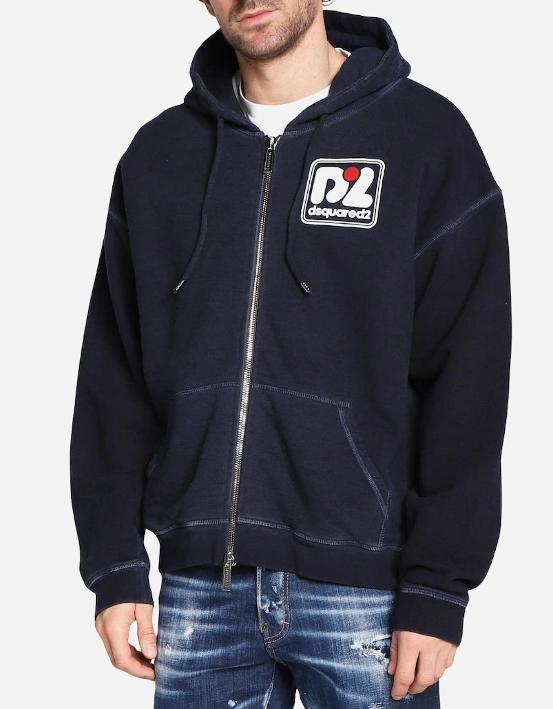 Hercalina Fit dark Navy Blue Hoodie