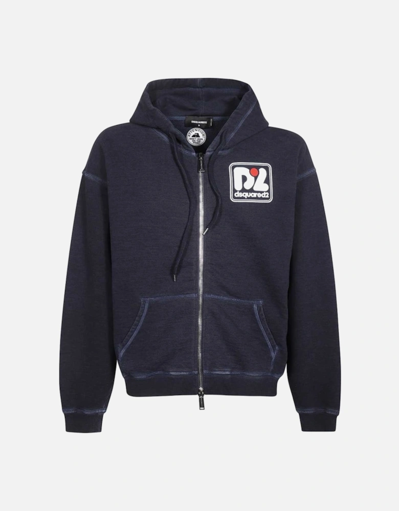 Hercalina Fit dark Navy Blue Hoodie