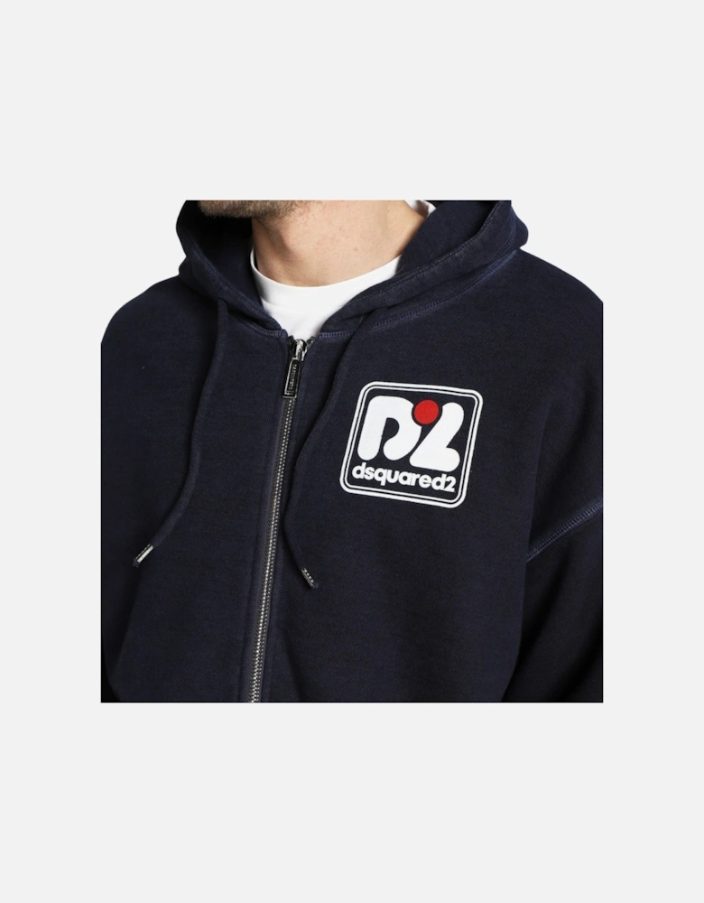 Hercalina Fit dark Navy Blue Hoodie