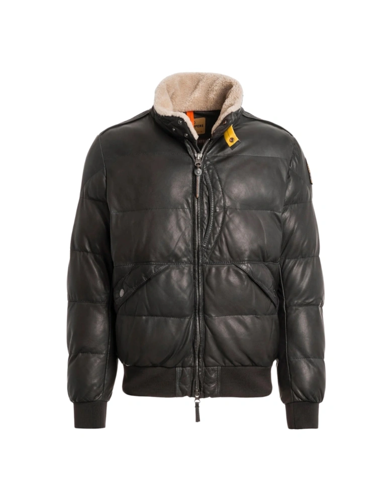 Alf Leather Phantom Dark Grey Leather Jacket