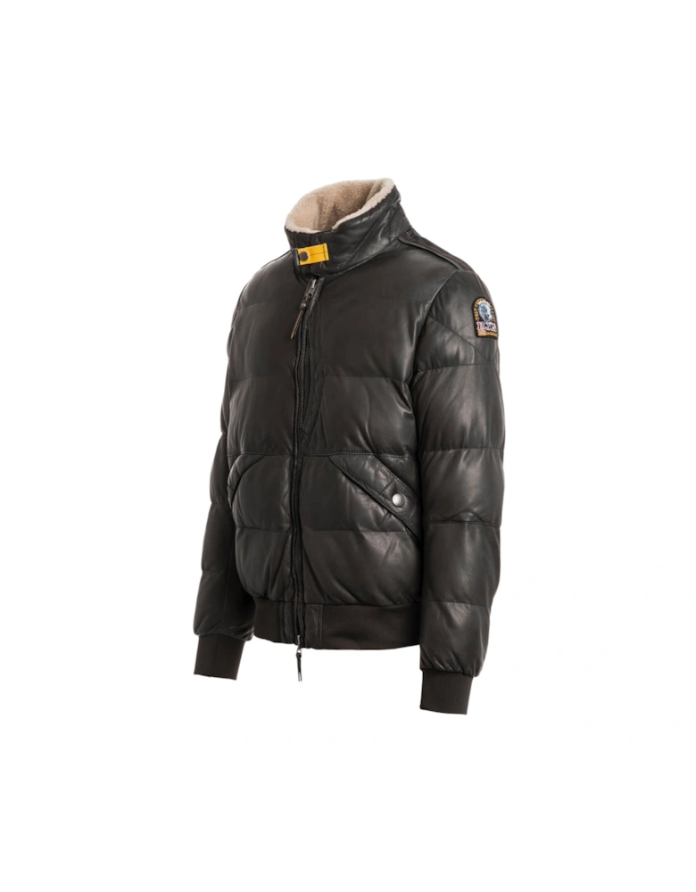 Alf Leather Phantom Dark Grey Leather Jacket