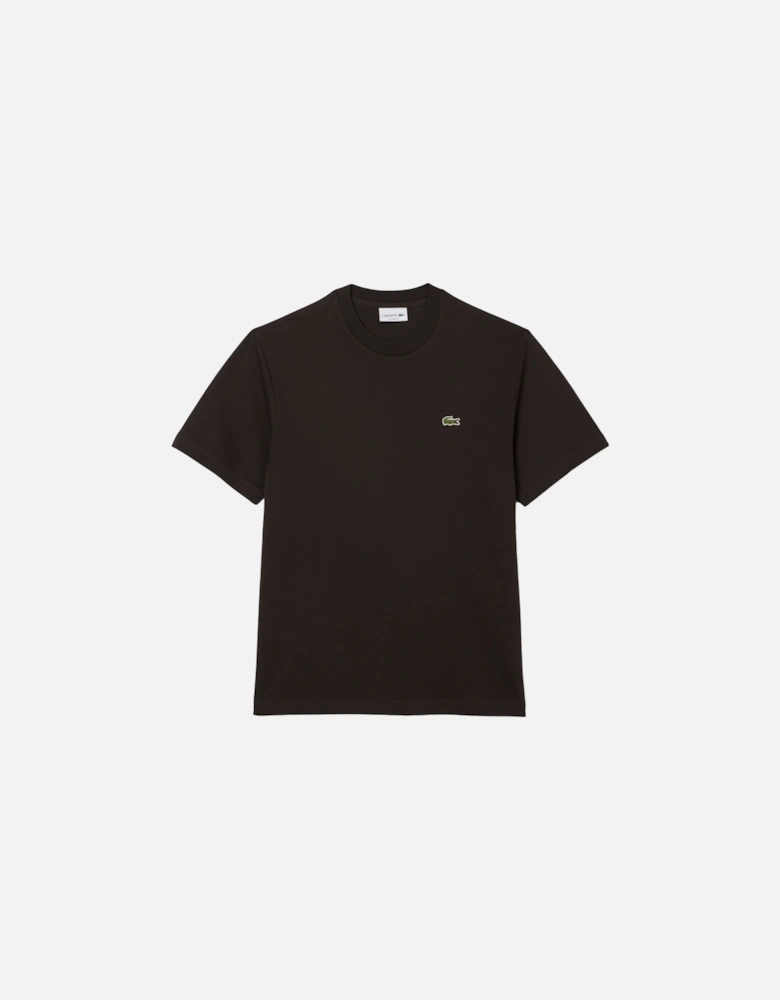 Classic Fit Cotton T-Shirt Dark Brown