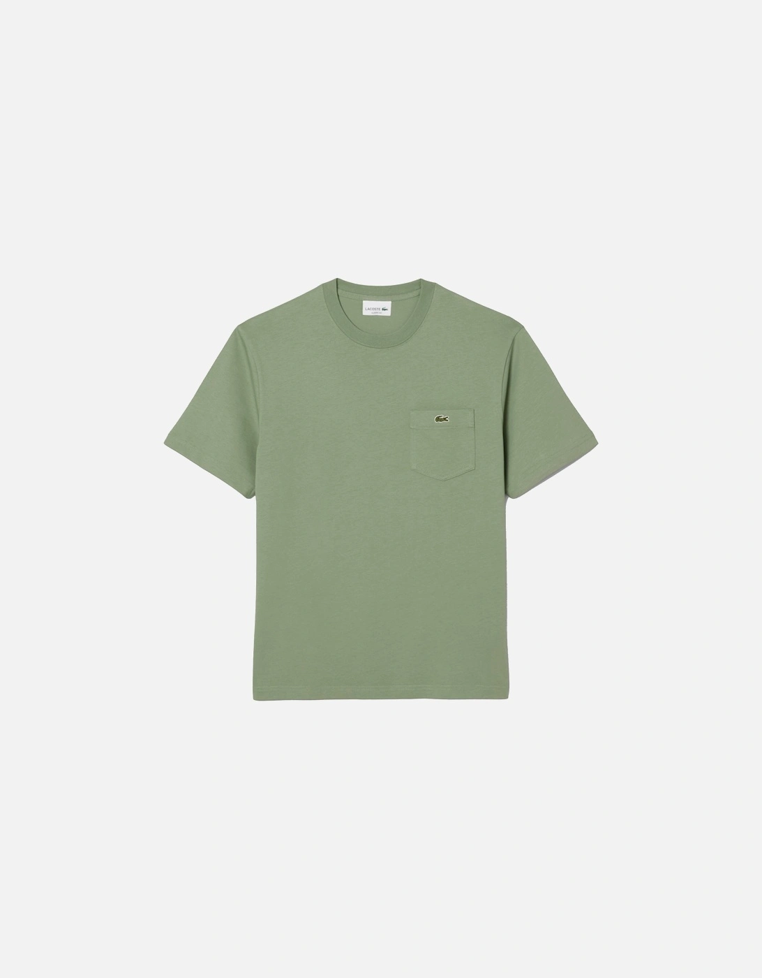 Chest Pocket Cotton T-Shirt Pastel Green, 5 of 4