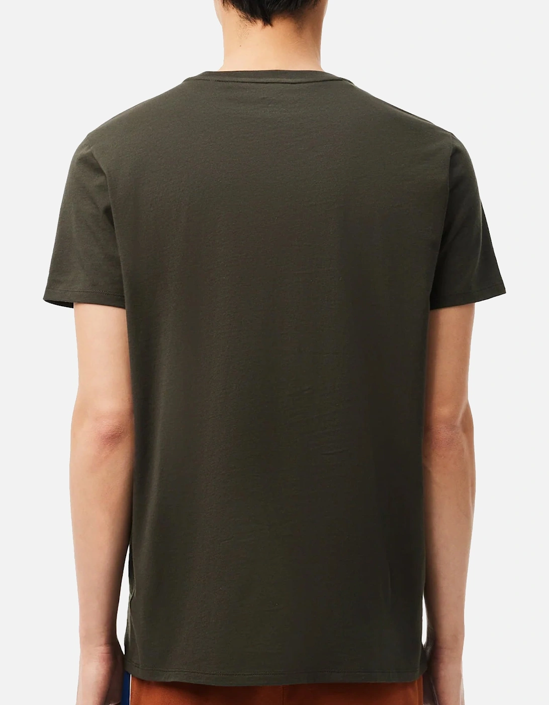 Cotton Pima Crew Neck T-Shirt Dark Brown