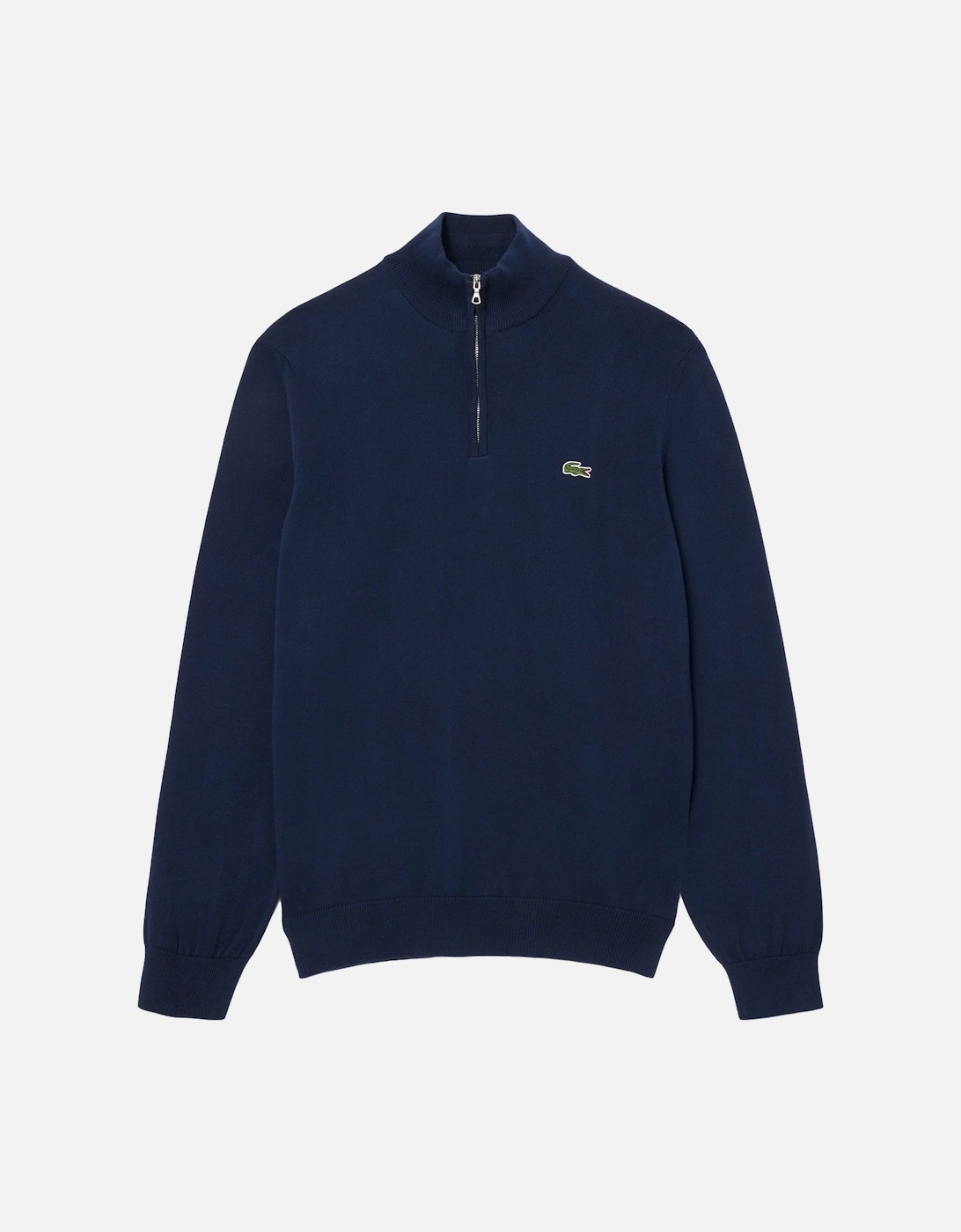 Quarter Zip Knit Sweater Navy, 5 of 4