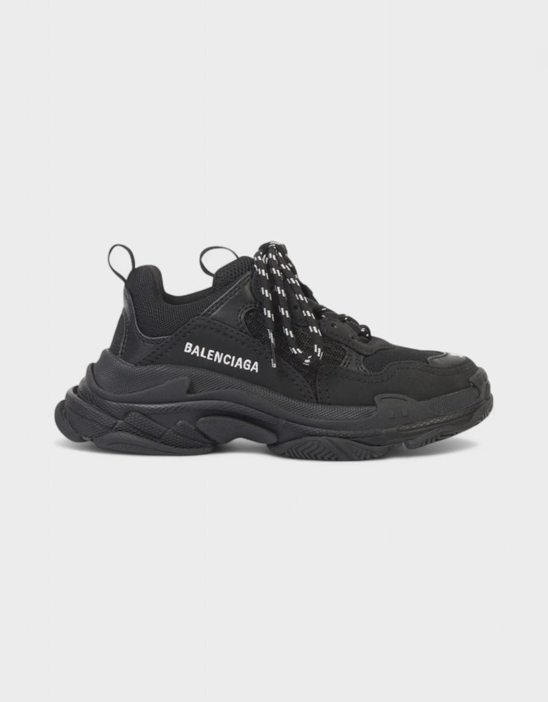 Kids Triple S Trainers Black