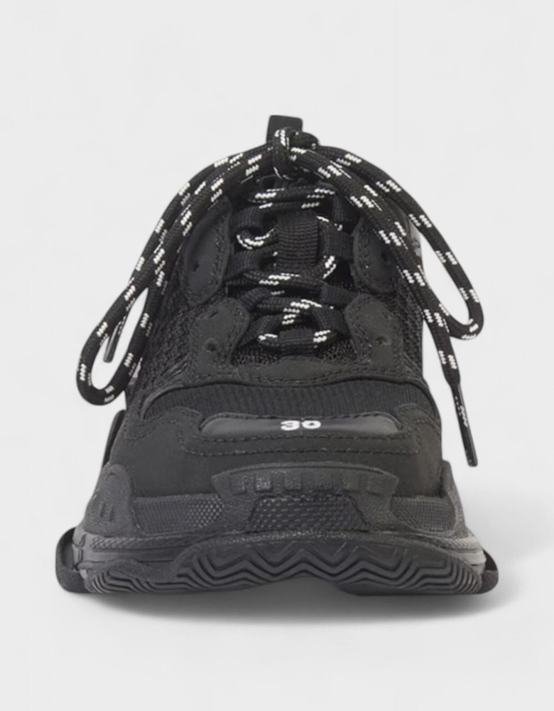 Kids Triple S Trainers Black