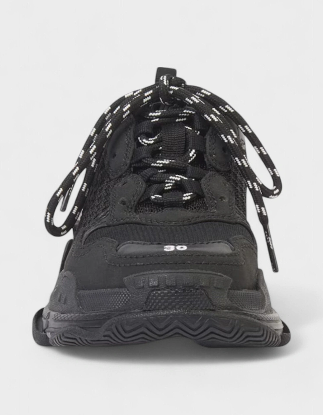 Kids Triple S Trainers Black