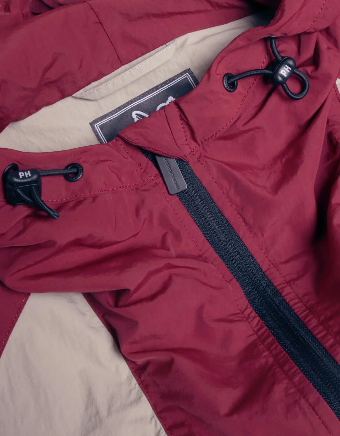 Stone/Dark Red Supersonic Jacket
