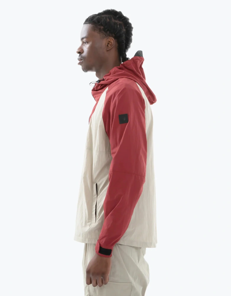 Stone/Dark Red Supersonic Jacket