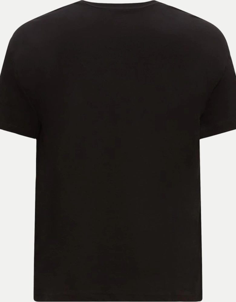 Embroidered Logo T Shirt - Black