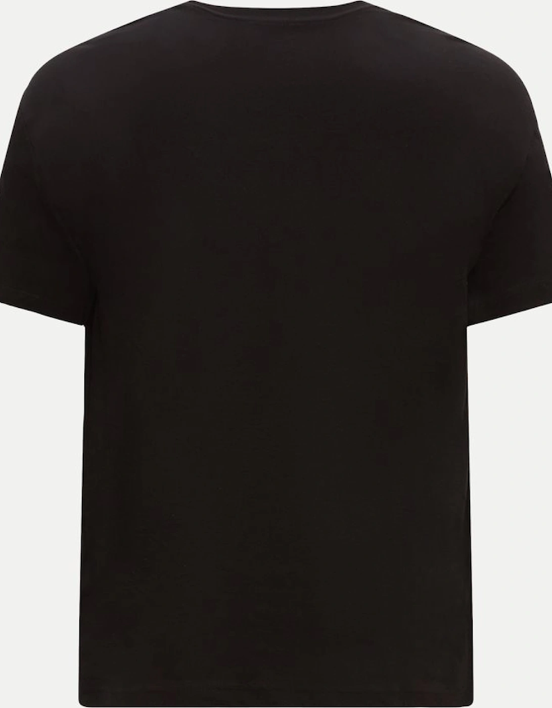 Embroidered Logo T Shirt - Black