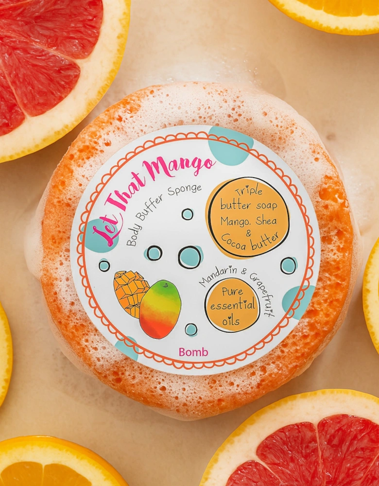 Let That Mango Body Buffer Soap Shower Sponge