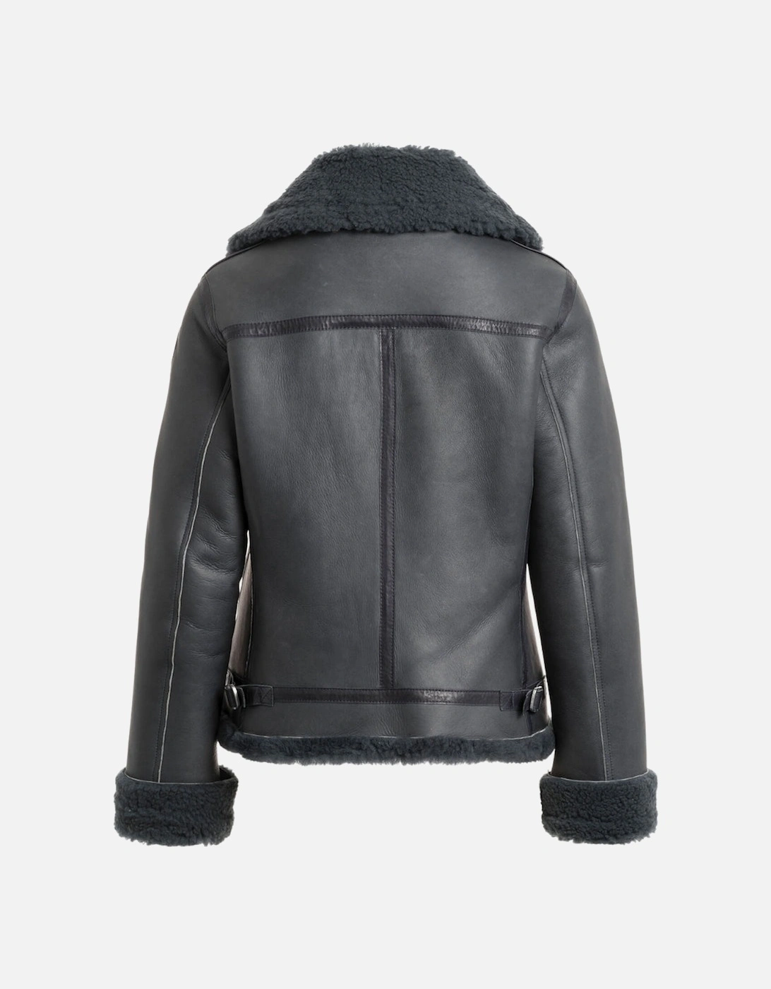 Gialean Special Phantom Dark Grey Leather Jacket