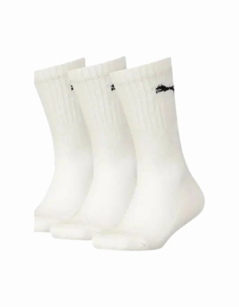 3-Pack Boys' Sports Socks, White