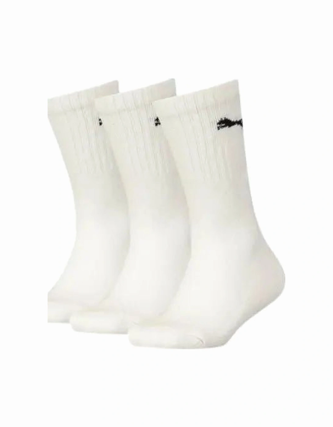 3-Pack Boys' Sports Socks, White