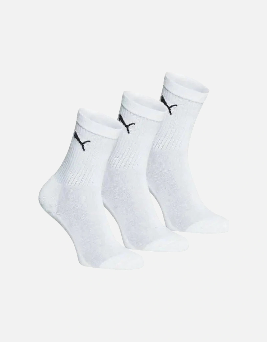 3-Pack Boys' Sports Socks, White
