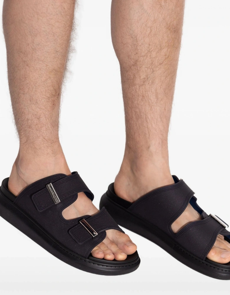Larry Oversize Sole Sandals Black/Blue