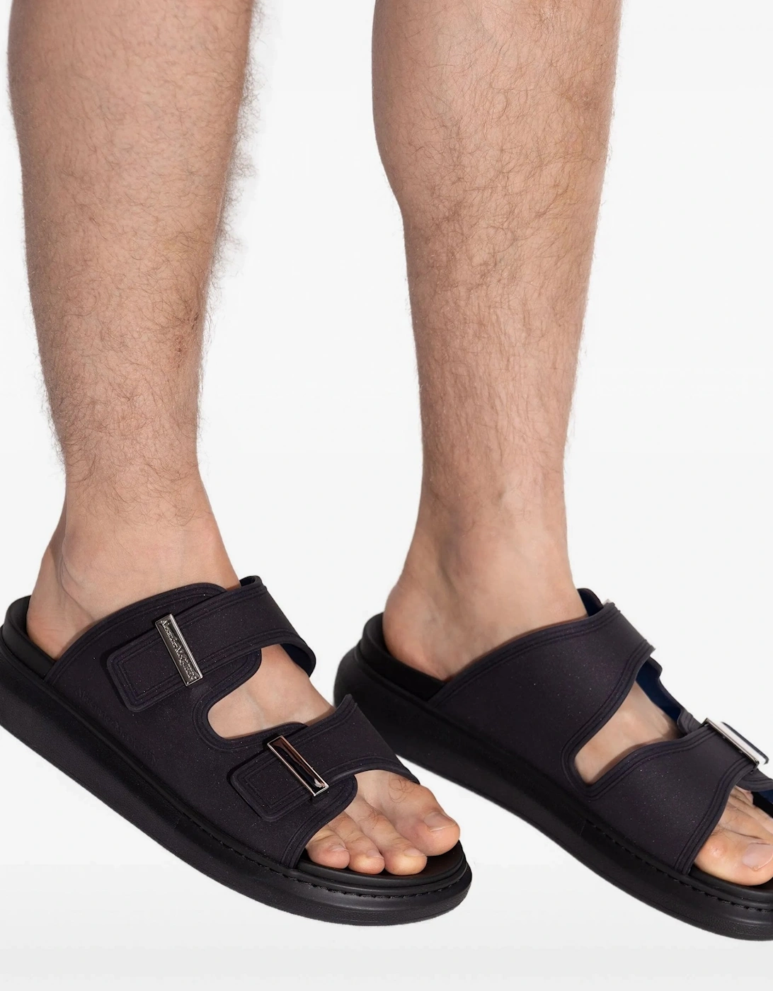 Larry Oversize Sole Sandals Black/Blue