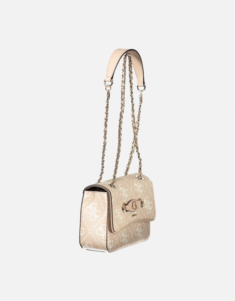 Izzy Bag with Chain Strap and Snap Closure Women - Pink Handbags