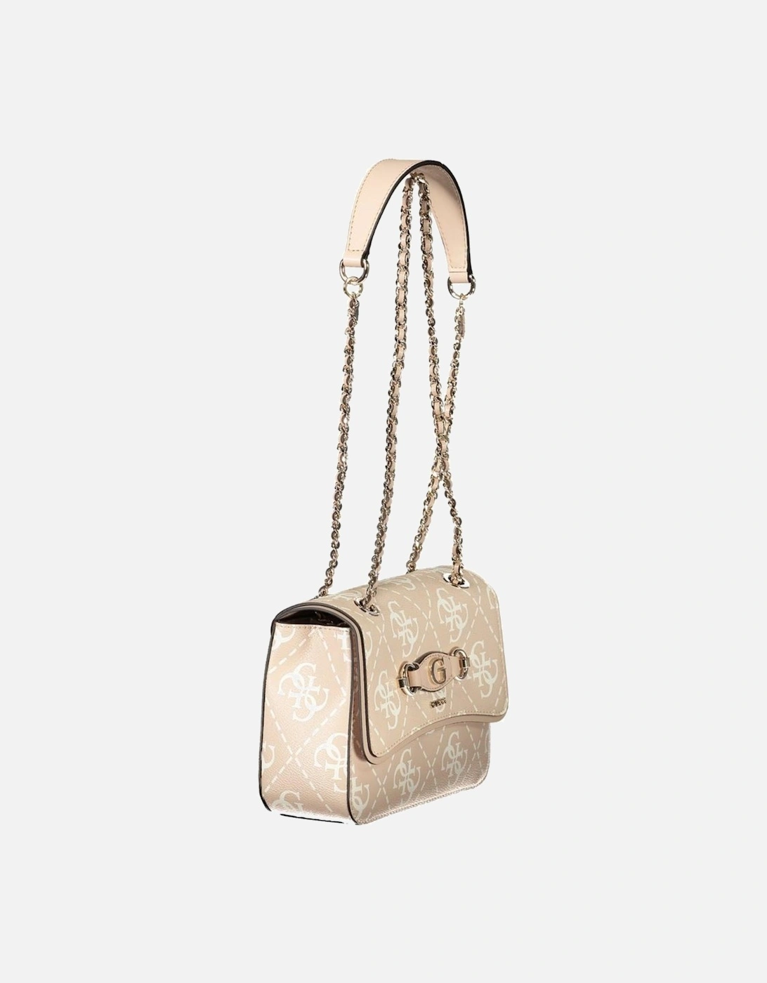 Izzy Bag with Chain Strap and Snap Closure Women - Pink Handbags
