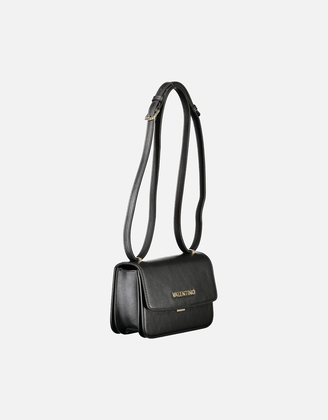 Sleek Sophisticated Handbag with Adjustable Strap Women - Black