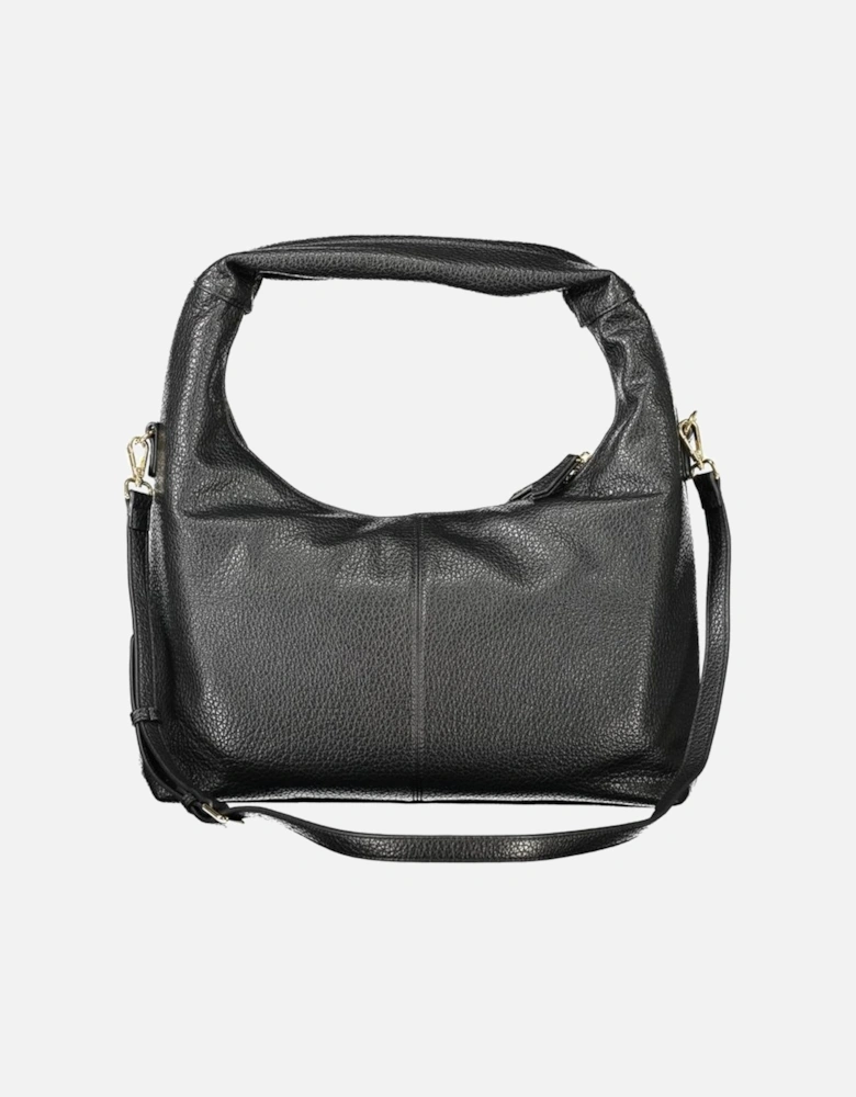 Single Handle Handbag with Shoulder Strap Women - Black