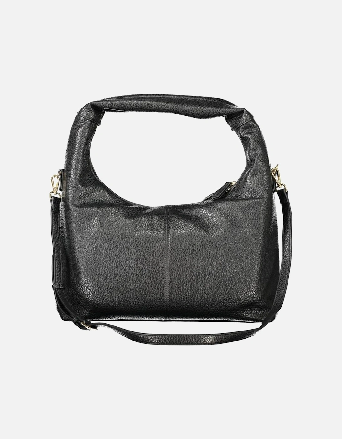 Single Handle Handbag with Shoulder Strap Women - Black
