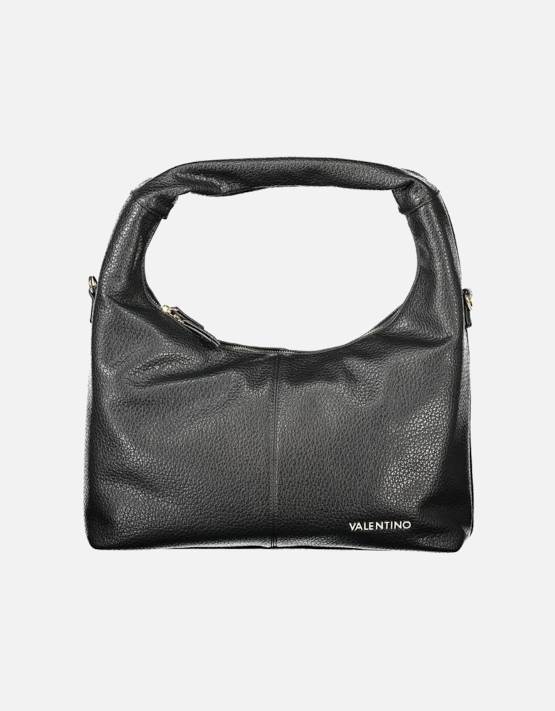 Single Handle Handbag with Shoulder Strap Women - Black